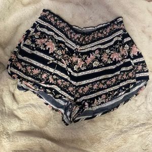 American Eagle Loose Floral Shorts